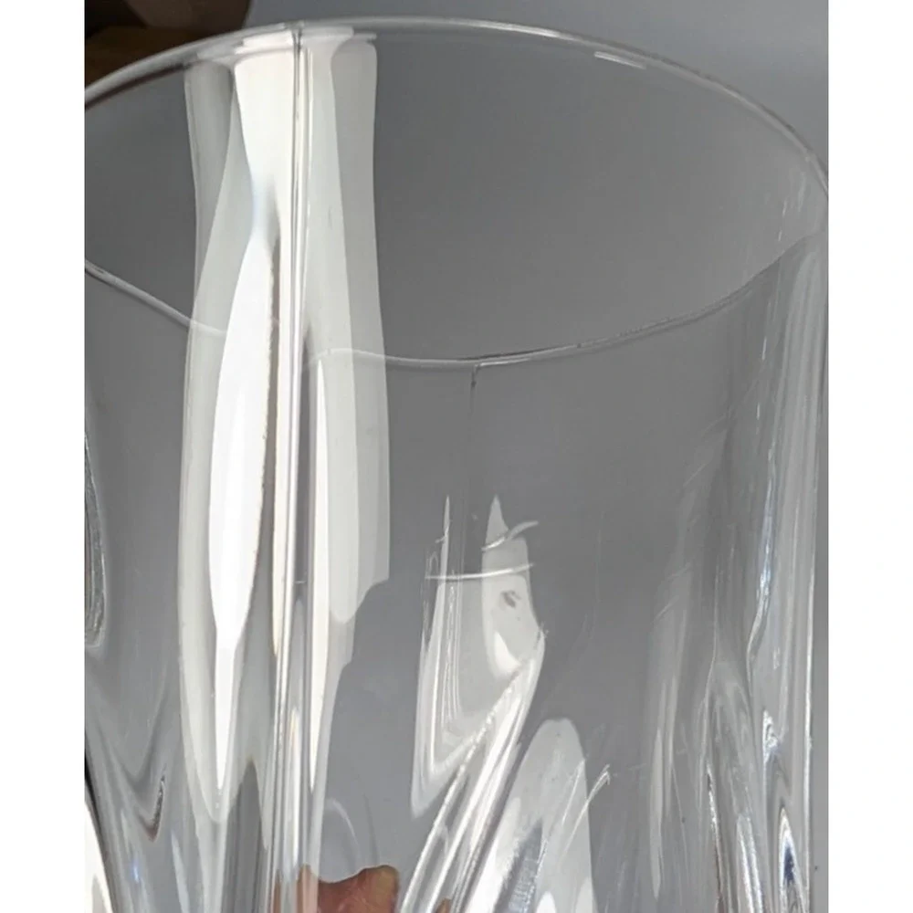Set of 2 Cristal de Flandre Salzburg Highball Glasses 5.5